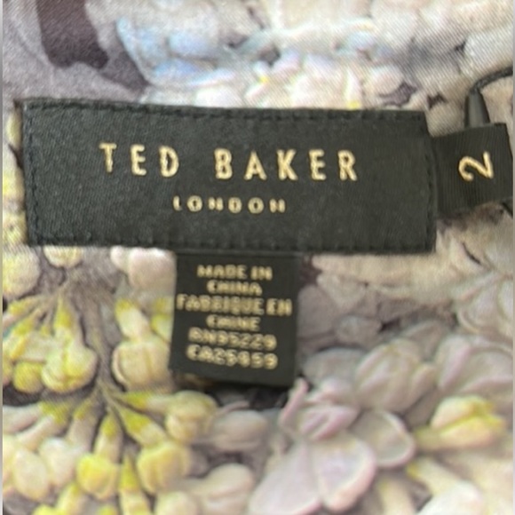 Ted Baker London Sigorni Wrap Dress Size US 6 / Ted Size 2 - Picture 6 of 8